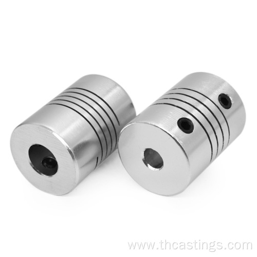 High Speed Aluminum Helical Flexible Shaft Coupling